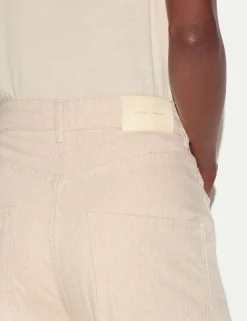 Pure Cotton High Waisted Straight Leg Jeans