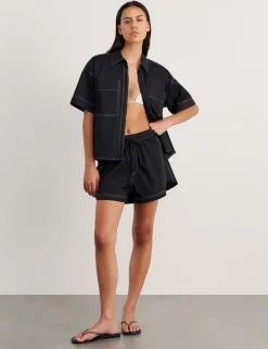 Pure Cotton High Waisted Shorts