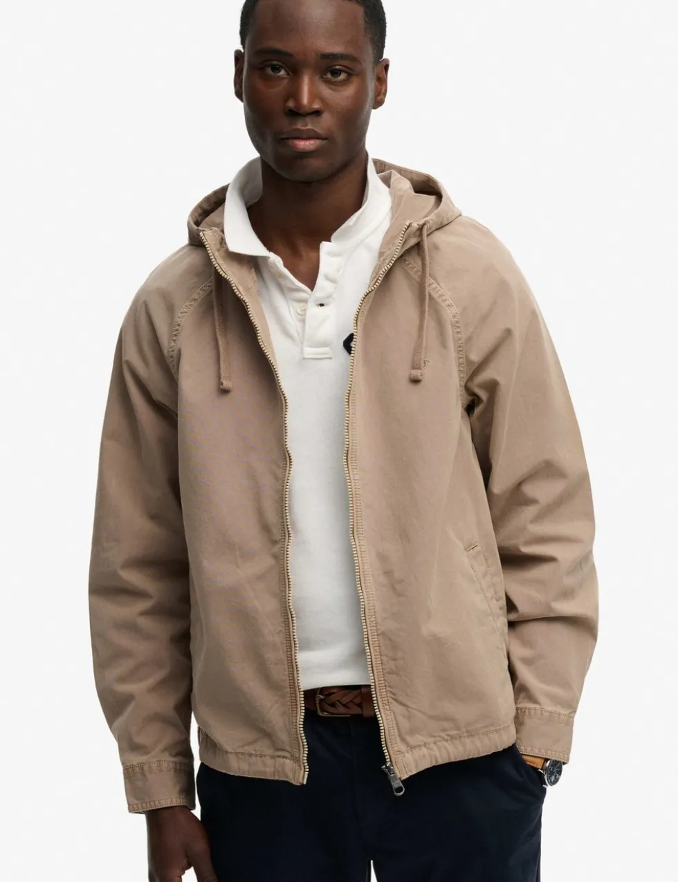 Pure Cotton Hooded Jacket
