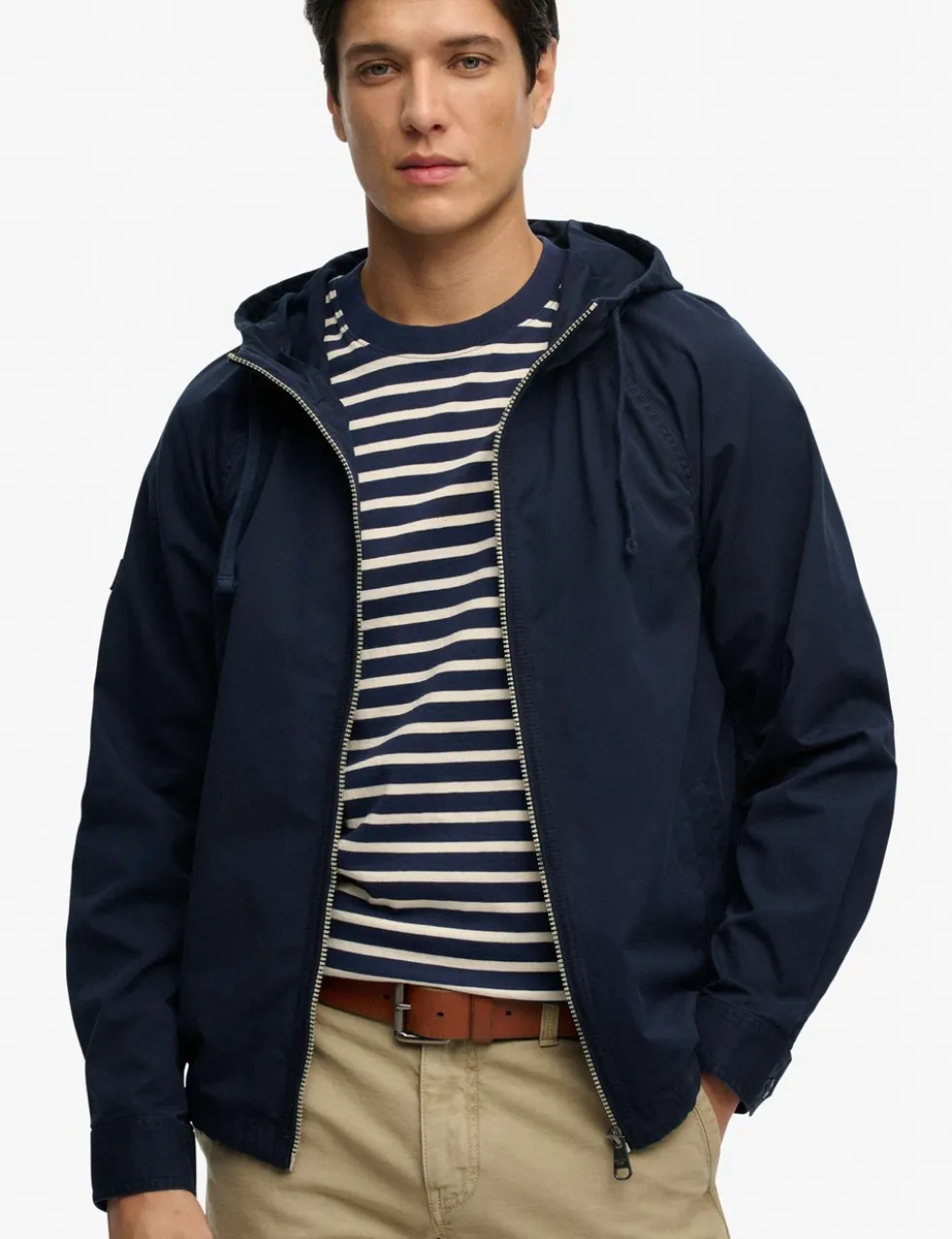 Pure Cotton Hooded Jacket