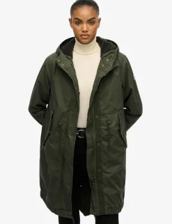 Pure Cotton Hooded Parka