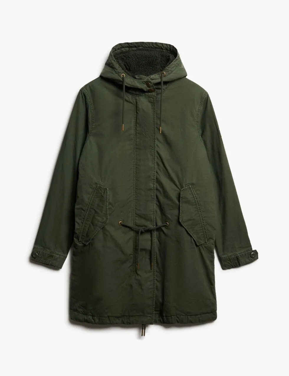 Pure Cotton Hooded Parka