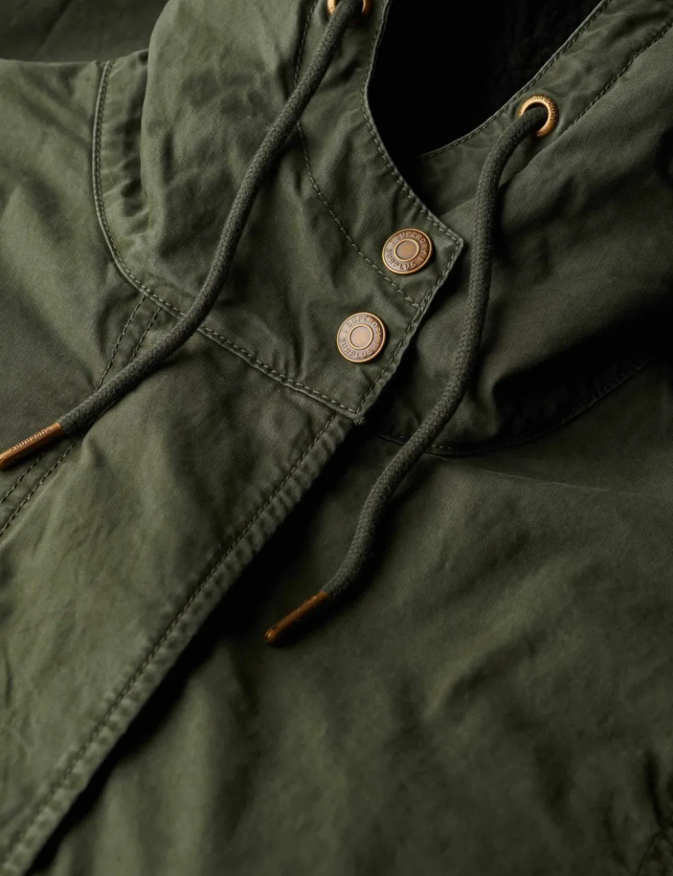 Pure Cotton Hooded Parka