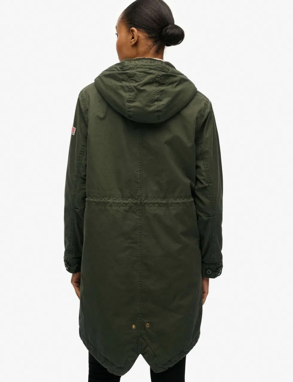 Pure Cotton Hooded Parka