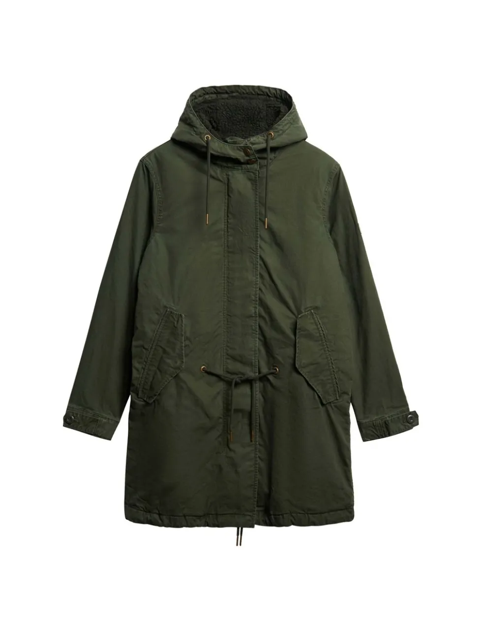 Pure Cotton Hooded Parka