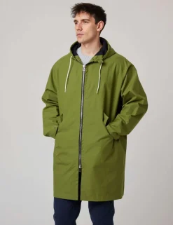Pure Cotton Hooded Raincoat