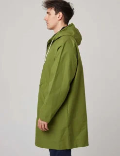 Pure Cotton Hooded Raincoat