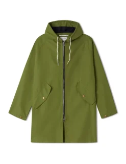 Pure Cotton Hooded Raincoat