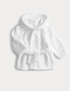 Pure Cotton Hooded Robe (0-36 Mths)