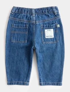 Pure Cotton Horseshoe Jeans (0-5 Yrs)