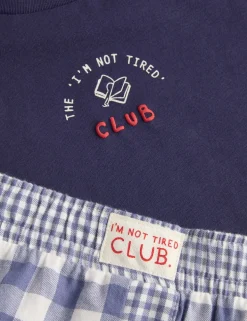 Pure Cotton I'm Not Tired Club Pyjamas (1-8 Yrs)
