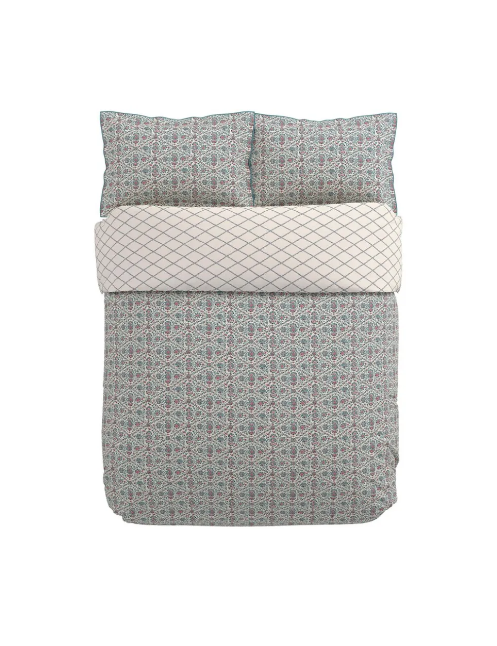 Pure Cotton Indian Lattice Bedding Set