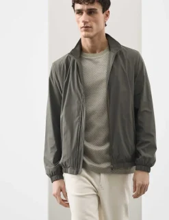 Pure Cotton Jacquard T-Shirt