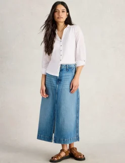 Pure Cotton Jersey Collared Shirt