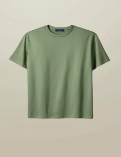 Pure Cotton Jersey Crew Neck T-Shirt