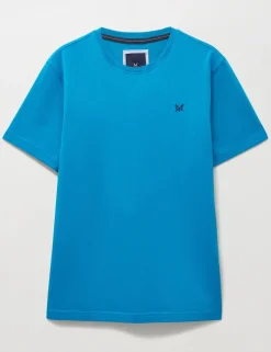 Pure Cotton Jersey Crew Neck T-Shirt