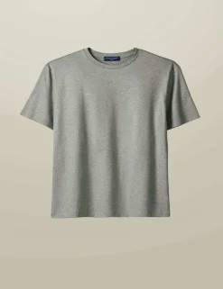 Pure Cotton Jersey Crew Neck T-Shirt