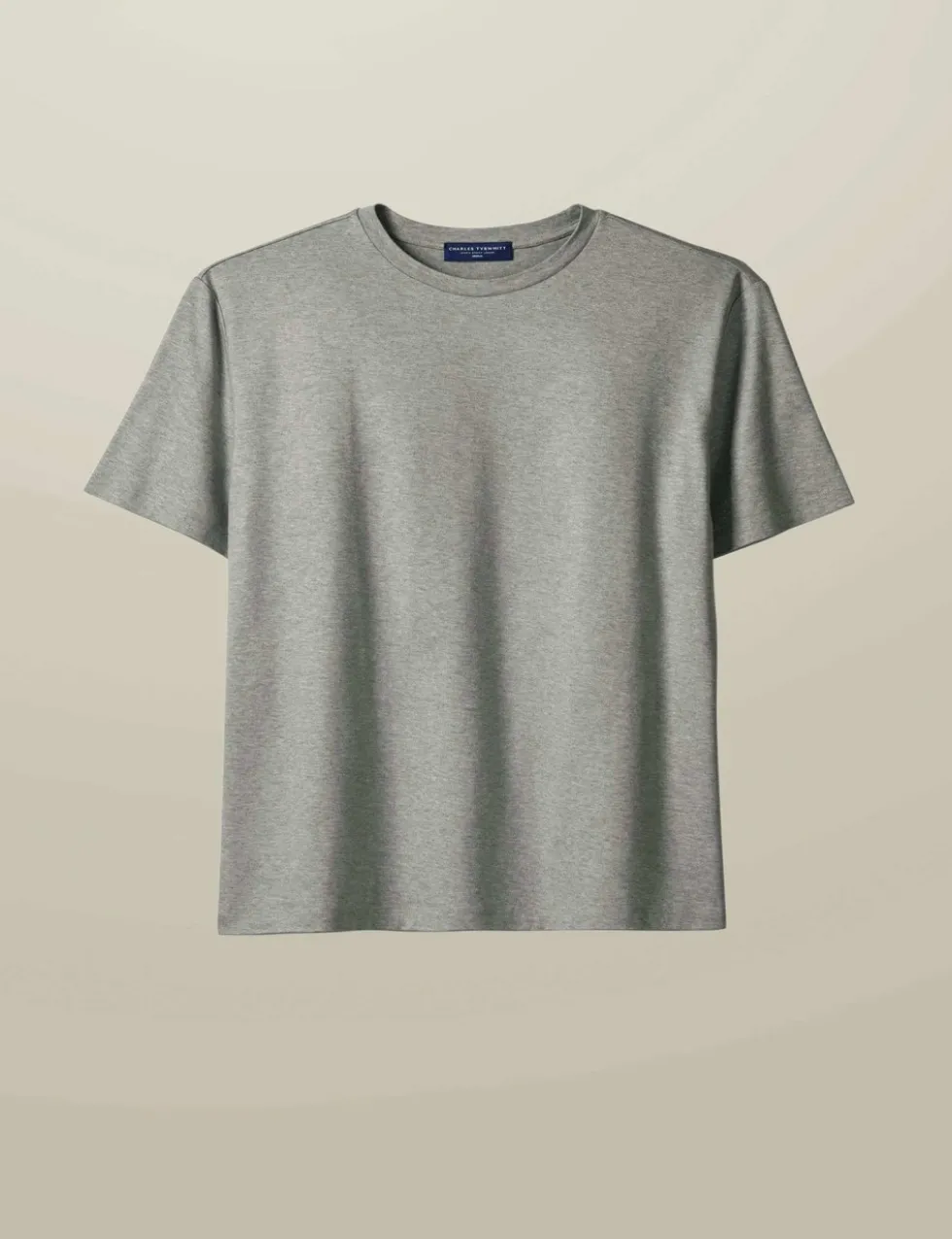 Pure Cotton Jersey Crew Neck T-Shirt