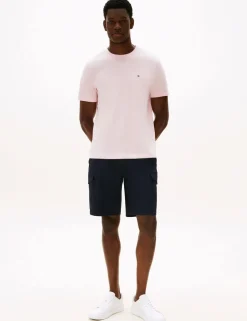 Pure Cotton Jersey Crew Neck T-Shirt