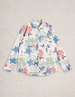 Pure Cotton Jersey Floral Shirt