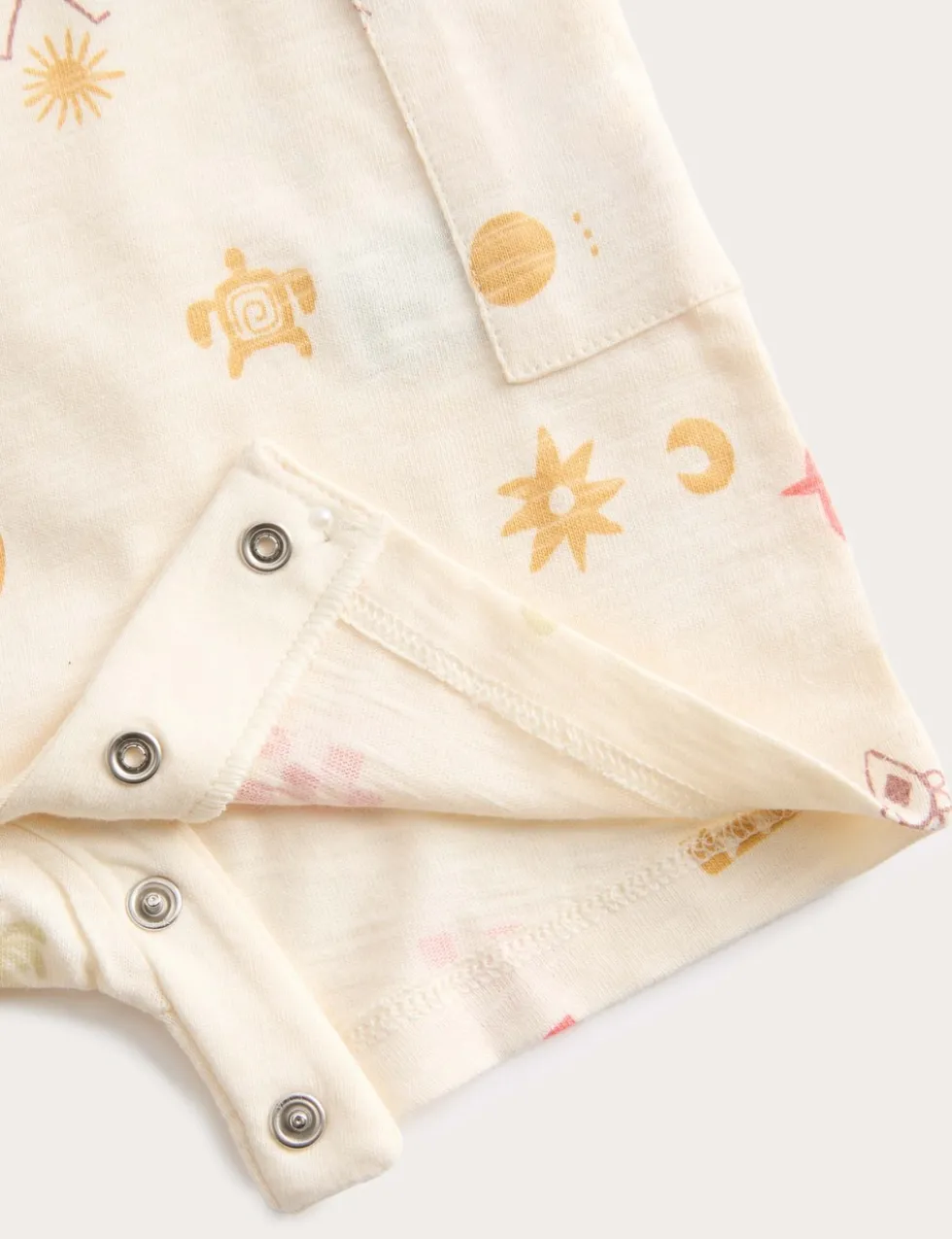 Pure Cotton Jersey Island Print Romper (0-3 Yrs)