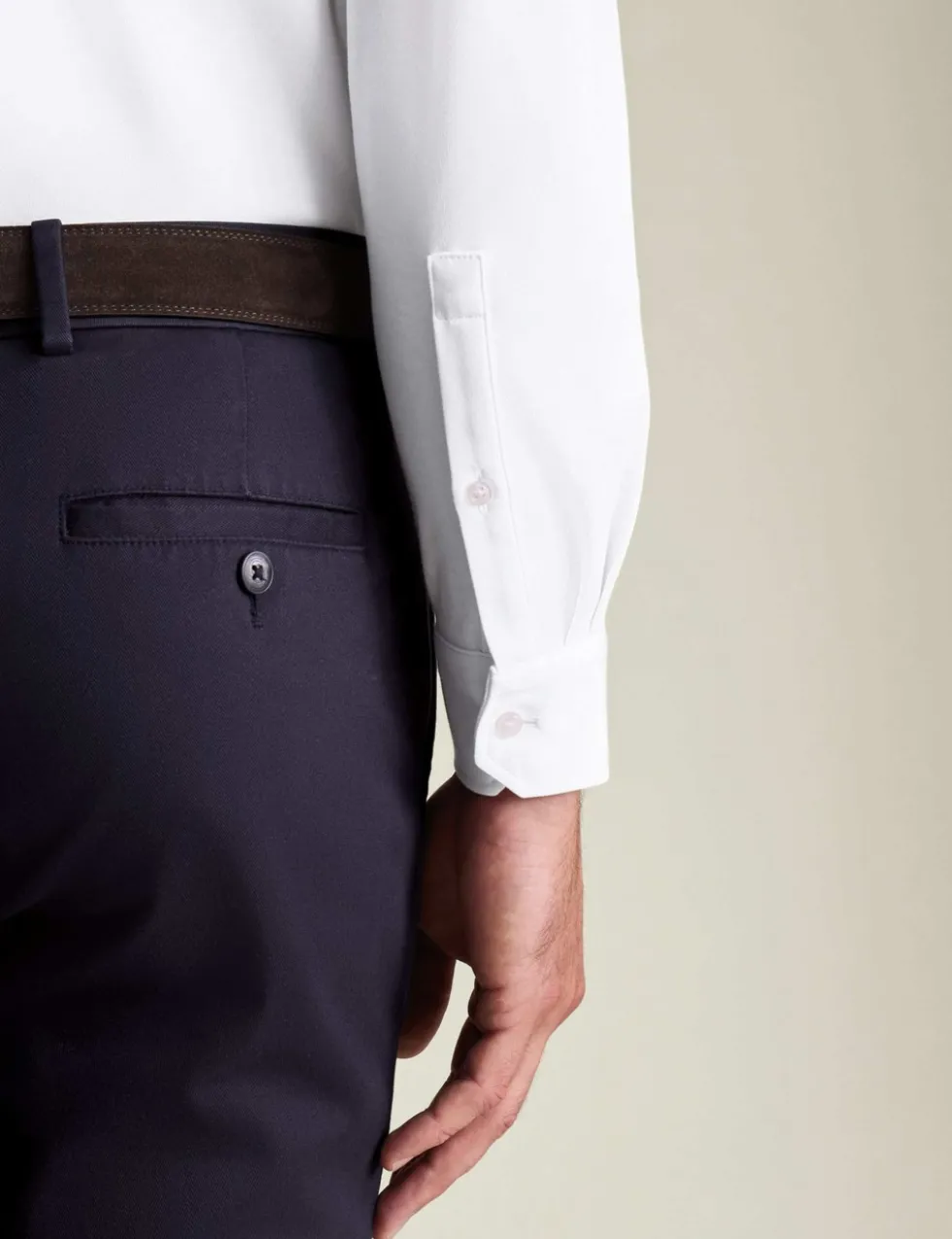 Pure Cotton Jersey Long Sleeve Polo Shirt