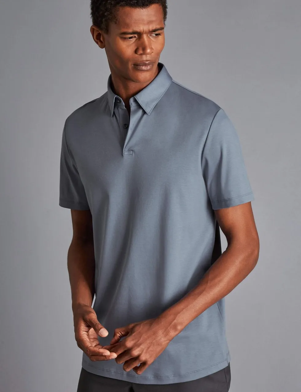 Pure Cotton Jersey Polo Shirt