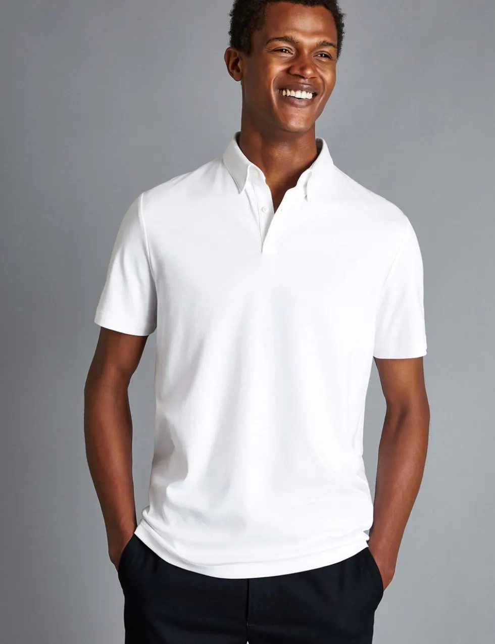 Pure Cotton Jersey Polo Shirt