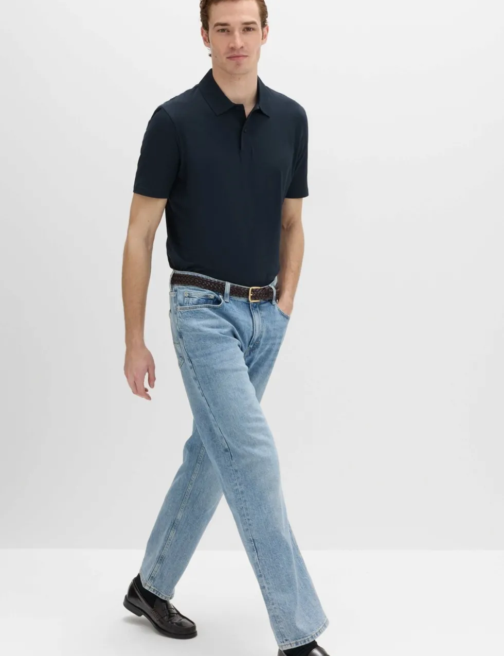 Pure Cotton Jersey Polo Shirt