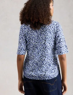 Pure Cotton Jersey Printed Top