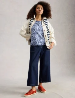 Pure Cotton Jersey Printed Top