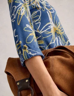 Pure Cotton Jersey Printed Shirt