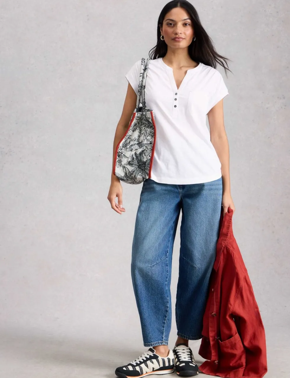 Pure Cotton Jersey Sleeveless Top