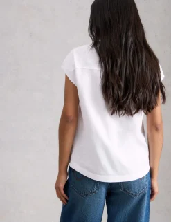 Pure Cotton Jersey Sleeveless Top