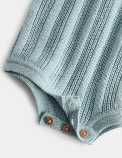 Pure Cotton Knitted Bibshort (7lbs-1 Yrs)