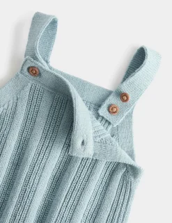 Pure Cotton Knitted Bibshort (7lbs-1 Yrs)