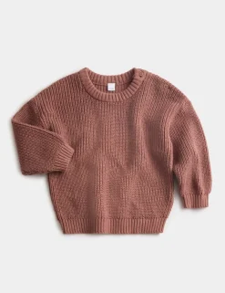 Pure Cotton Knitted Jumper (0-6 Yrs)