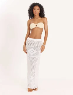 Pure Cotton Knitted Maxi Beach Skirt