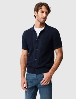 Pure Cotton Knitted Polo Shirt