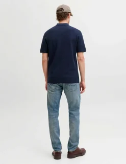 Pure Cotton Knitted Polo Shirt