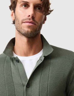 Pure Cotton Knitted Polo Shirt
