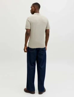 Pure Cotton Knitted Polo Shirt