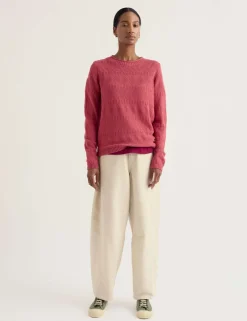 Pure Cotton Knitted Relaxed Jumper