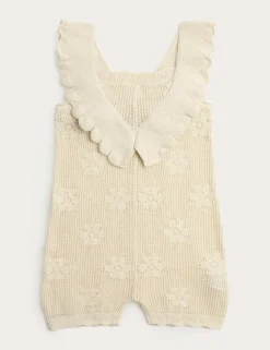 Pure Cotton Knitted Romper (0-3 Yrs)