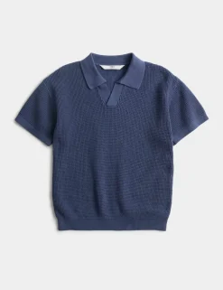 Pure Cotton Knitted Top (2-8 Yrs)