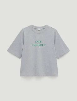 Pure Cotton Late Check Out T-Shirt