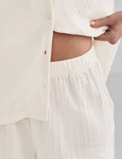 Pure Cotton Le Soleil Slogan Pyjama Set