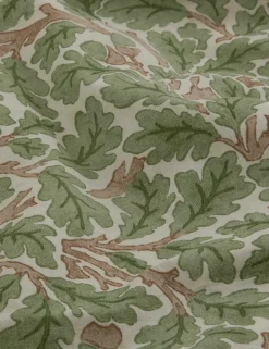 Pure Cotton Leaf Print Duvet Cover
