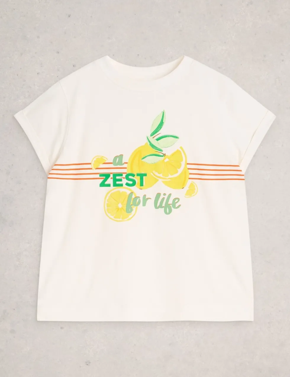Pure Cotton Lemon Graphic T-Shirt