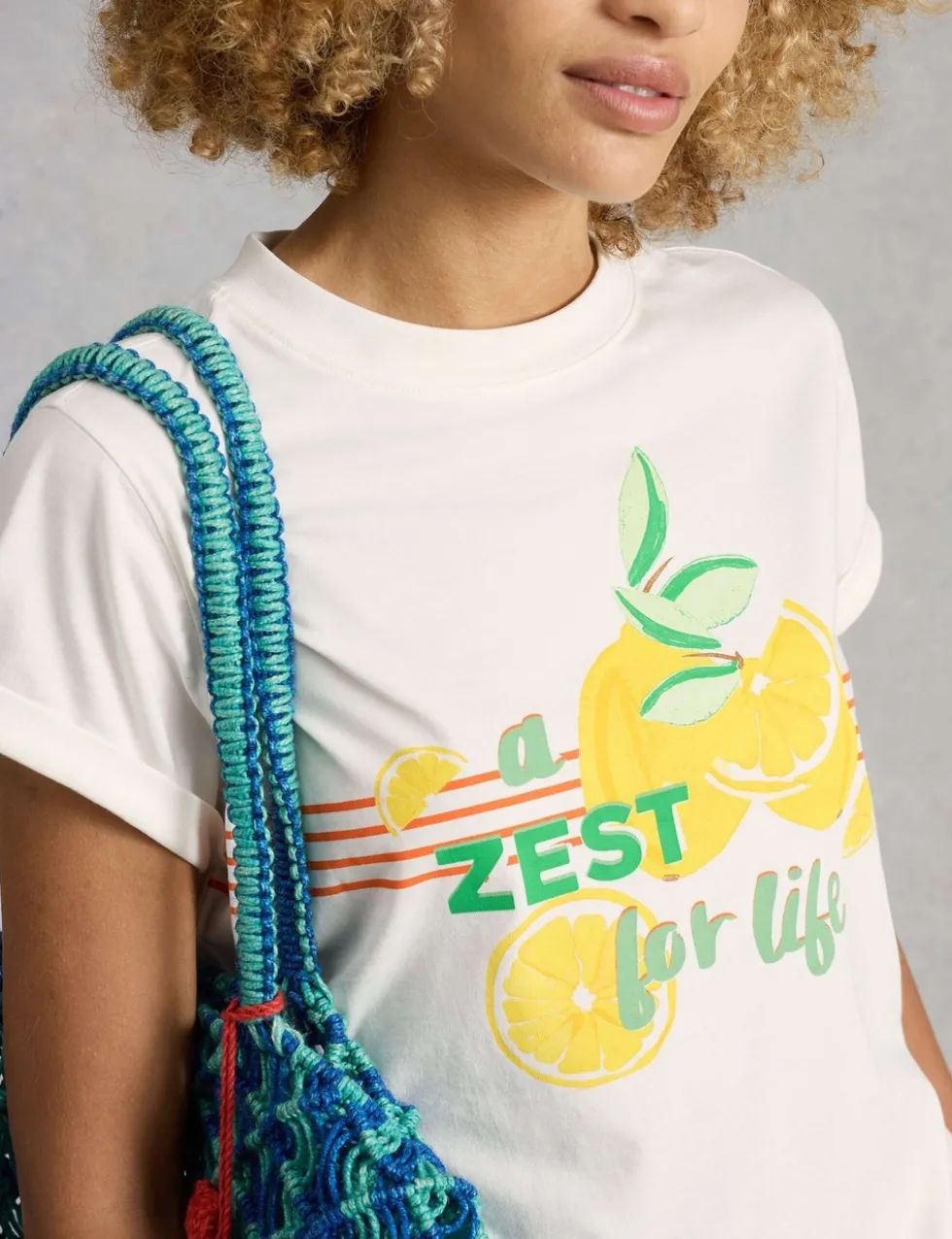Pure Cotton Lemon Graphic T-Shirt